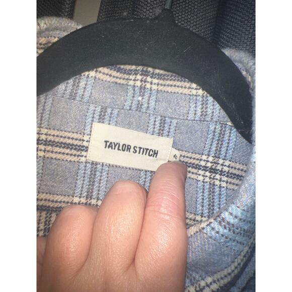 Taylor Stitch Long Sleeve Flannel Shirt Size 40 - Picture 2 of 3